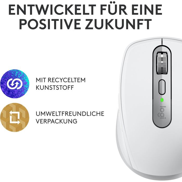 Logitech Ratón Inalámbrico MX Anywhere 3S - Quiet Clicks, Rueda MagSpeed, Bluetooth, Hasta 70 Días de Batería 2 Logitech Ratón Inalámbrico MX Anywhere 3S - Quiet Clicks, Rueda MagSpeed, Bluetooth, Hasta 70 Días de Batería 2