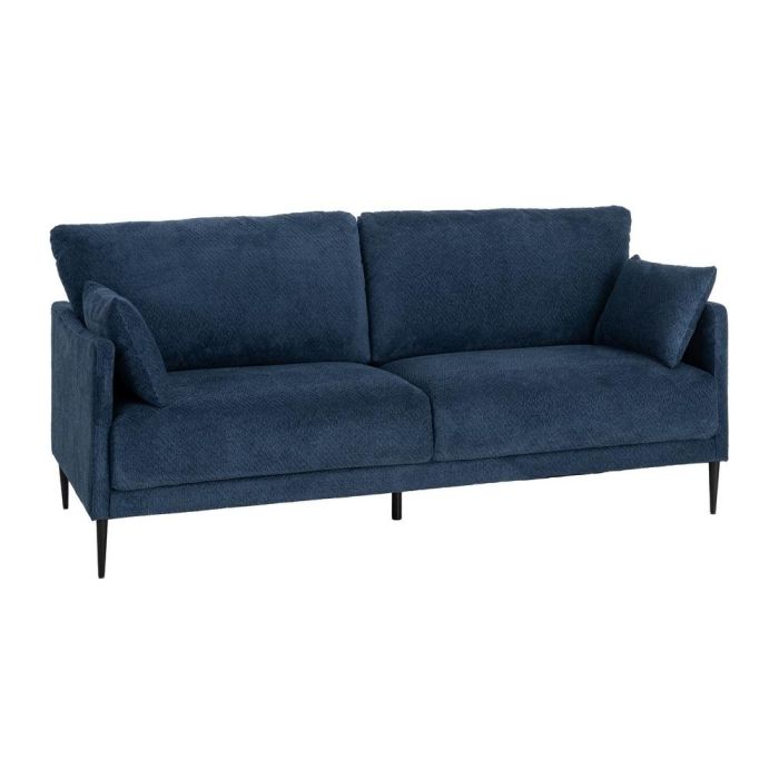Sofá Azul Tejido Salón 191 X 80 X 88 cm