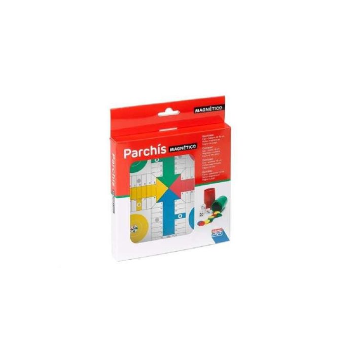 Falomir 15302 Parchís magnético de viaje, tablero compacto 16 cm, con fichas magnéticas, juego de mesa para +6 años, 2 jugadores 0 Falomir 15302 Parchís magnético de viaje, tablero compacto 16 cm, con fichas magnéticas, juego de mesa para +6 años, 2 jugadores 0