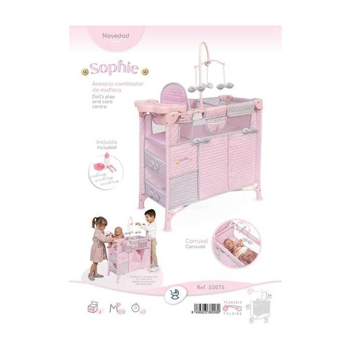 Armario cambiador plegable con accesorios - para muñecas de hasta 42 cm. 7 Armario cambiador plegable con accesorios - para muñecas de hasta 42 cm. 7