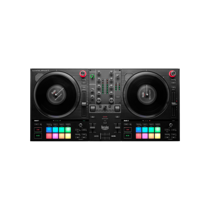 Hercules HER1701162170975 DJCONTROL INPULSE T7 Controladora DJ motorizada 2 decks negro 0 Hercules HER1701162170975 DJCONTROL INPULSE T7 Controladora DJ motorizada 2 decks negro 0