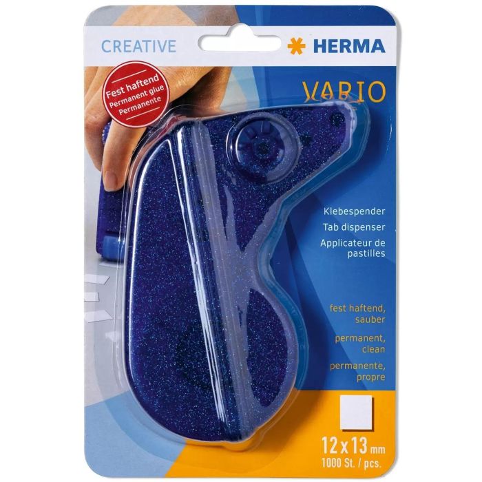 HERMA Klebespender Vario fest haftend blau 0 HERMA Klebespender Vario fest haftend blau 0