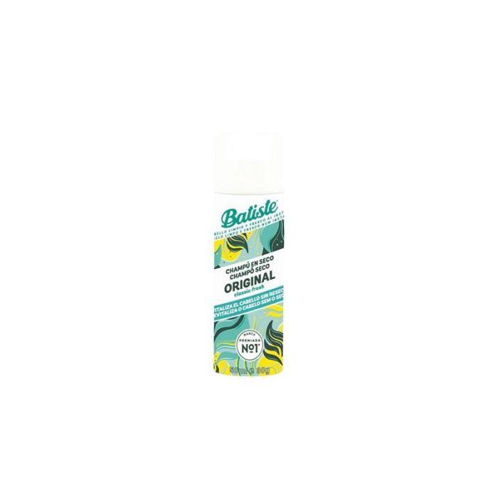 Batiste Champú en Seco Original 50ml - Revitaliza el Cabello, Elimina Grasa y da Cuerpo sin Resecar
