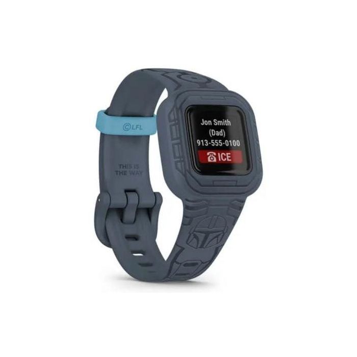 Pulsera Smartband Garmin Vívofit jr. 3 Star Wars The Mandalorian/ Gris