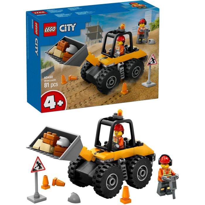 LEGO 60450 City Cargadora con Ruedas Amarilla, Set de Construcción de Juguete para Niños +4 Años con Excavadora, Pala y Minifiguras 14 LEGO 60450 City Cargadora con Ruedas Amarilla, Set de Construcción de Juguete para Niños +4 Años con Excavadora, Pala y Minifiguras 14