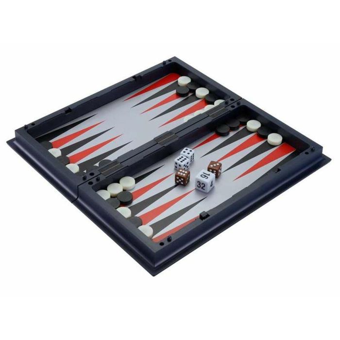 Juego ajedrez - damas - backgammon magnético 25x12.5x4 1 Juego ajedrez - damas - backgammon magnético 25x12.5x4 1