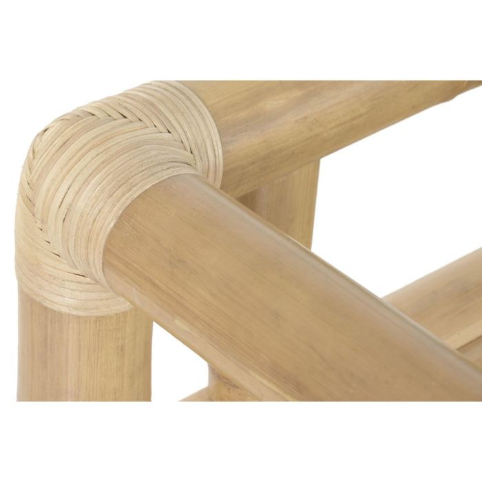 DKD Home Decor Sofá Tropical de Bambú y Ratán, Set de 4 Piezas, 135 cm Ancho x 70 cm Largo x 80 cm Alto 11