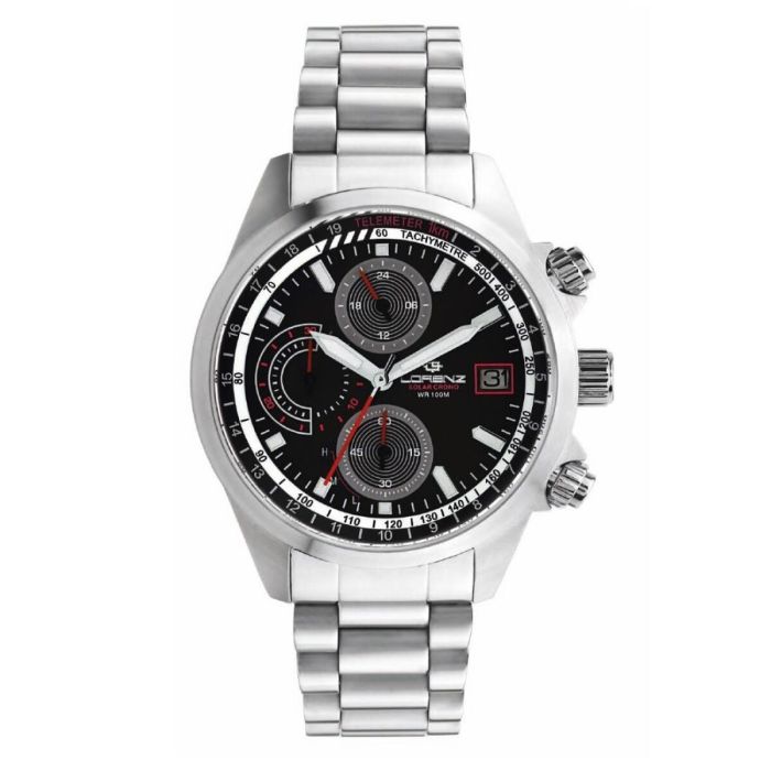 Reloj Hombre Lorenz CRONO SOLAR PILOT RED+ NATO EXTRA STRAP 0