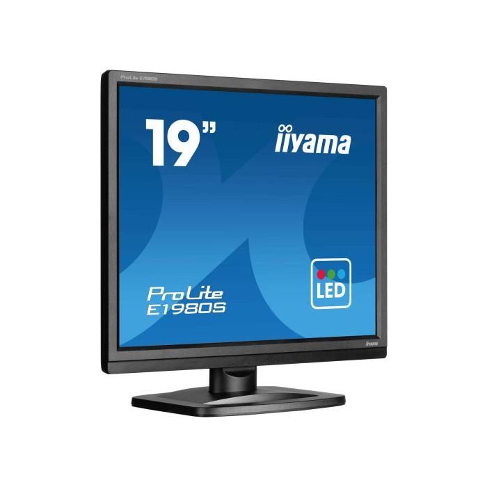 iiyama ProLite E1980S-B1 pantalla para PC 48,3 cm (19") 1280 x 1024 Pixeles VGA LED Negro 1 iiyama ProLite E1980S-B1 pantalla para PC 48,3 cm (19") 1280 x 1024 Pixeles VGA LED Negro 1