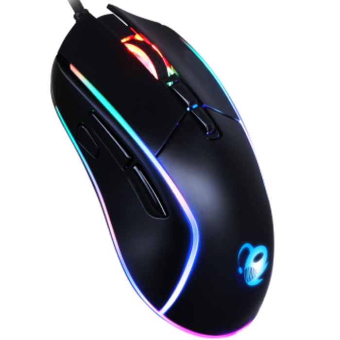 DeepGaming DeepDarth Ratón Gaming Óptico RGB 6400 DPI 8 Botones Programables con Sensor 3610 y Cable Trenzado USB 1 DeepGaming DeepDarth Ratón Gaming Óptico RGB 6400 DPI 8 Botones Programables con Sensor 3610 y Cable Trenzado USB 1