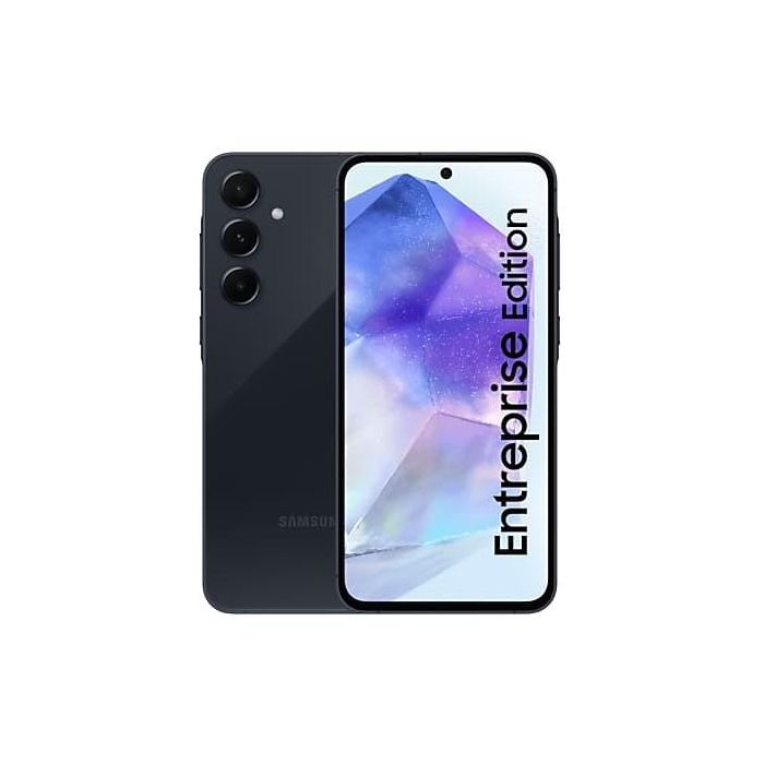 Samsung SM-A556BZKAEEB Smartphone Galaxy A55 5G Enterprise Edition 8GB/128GB, Pantalla 6.6" Super AMOLED 120Hz, Cámara 50MP, Batería 5000mAh, IP67, Negro Eclipse