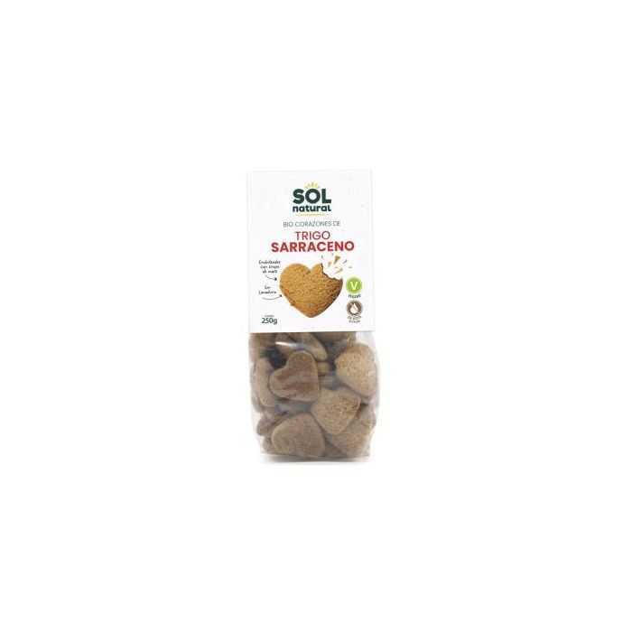 Corazones De Trigo Sarraceno Con Sirope Maiz 250Gr Corazones De Trigo Sarraceno Con Sirope Maiz 250Gr
