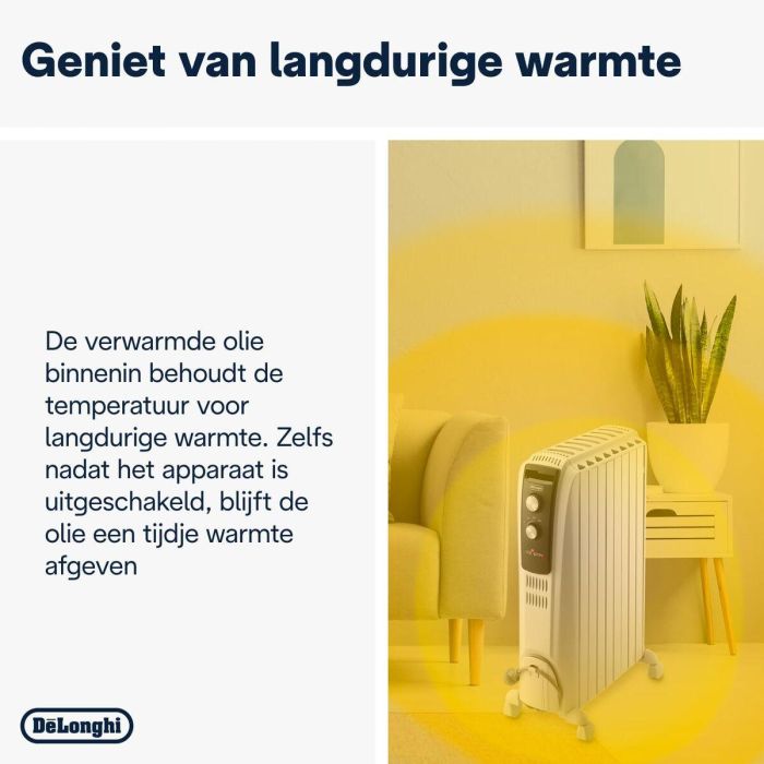Radiador de Aceite DeLonghi TRD50820 900 W 5