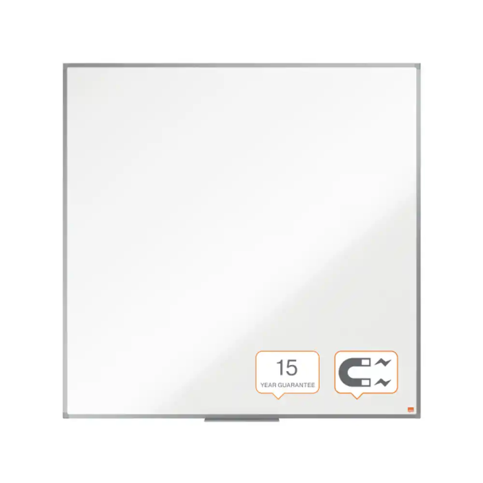 Nobo Pizarra Blanca Essence Acero Lacado Magnético 1200x1200 mm 3