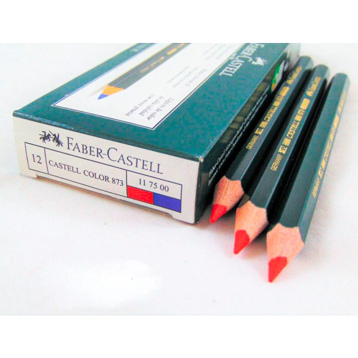 Faber Castell 64317 Lápiz Grueso Bicolor Rojo/Azul Punta Ø 5,4 mm 3