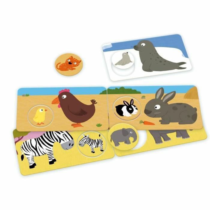 Juego de Mesa Nathan Moms and Babies (FR) Multicolor (Francés) 2