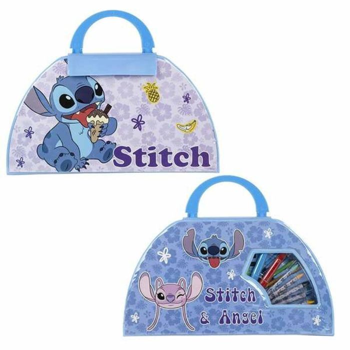 Set de Papelería Stitch Azul Maletín 5 Set de Papelería Stitch Azul Maletín 5