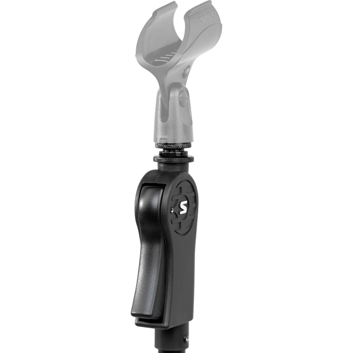 SBG Soporte de Micrófono Recto con Base Trípode Ajustable, Mango Ergonómico y Clips para Cable 4