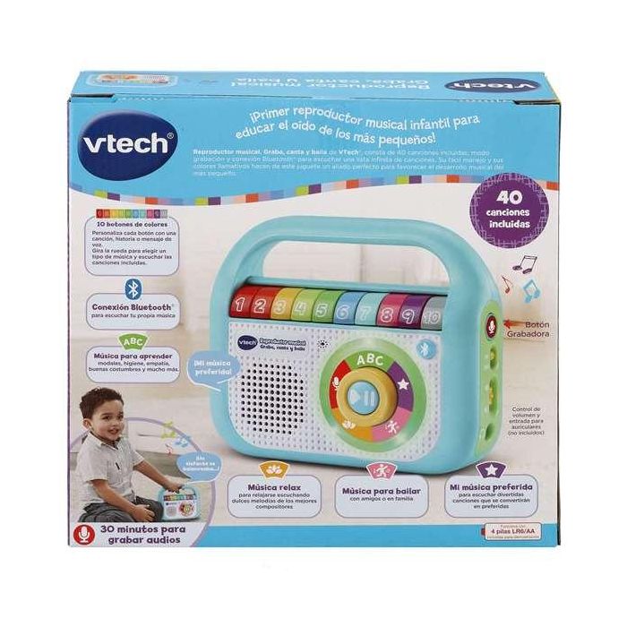 Reproductor Musical Graba, Canta Y Baila 80-615522 V-Tech 1 Reproductor Musical Graba, Canta Y Baila 80-615522 V-Tech 1