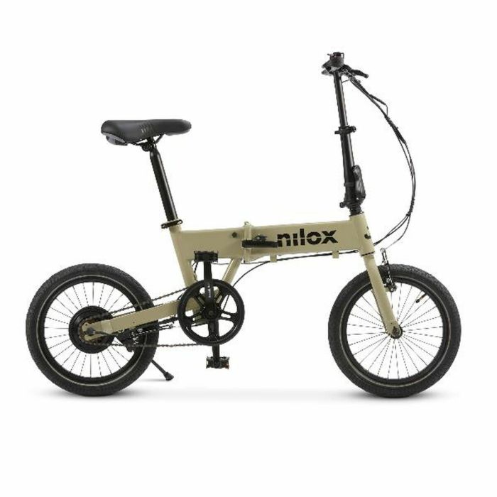 Bicicleta Eléctrica Nilox J2 Beige 250 W 16" 1 Bicicleta Eléctrica Nilox J2 Beige 250 W 16" 1