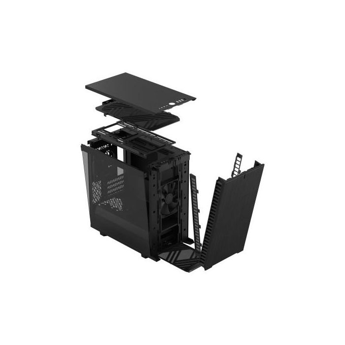Fractal Design Define 7 Mini Negro PC - Micro ATX/Mini-ITX, Ventiladores Incluidos, Gestión de Cables, FD-C-DEF7M-02