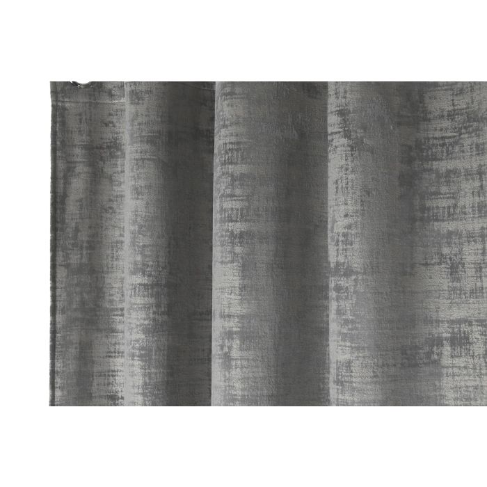 Cortina Urban DKD Home Decor Gris Claro 260 x 140 cm (2 Unidades) 3 Cortina Urban DKD Home Decor Gris Claro 260 x 140 cm (2 Unidades) 3