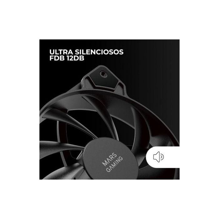 Ventilador de Caja Mars Gaming MFPROX2 Ø 12 cm 1 Ventilador de Caja Mars Gaming MFPROX2 Ø 12 cm 1