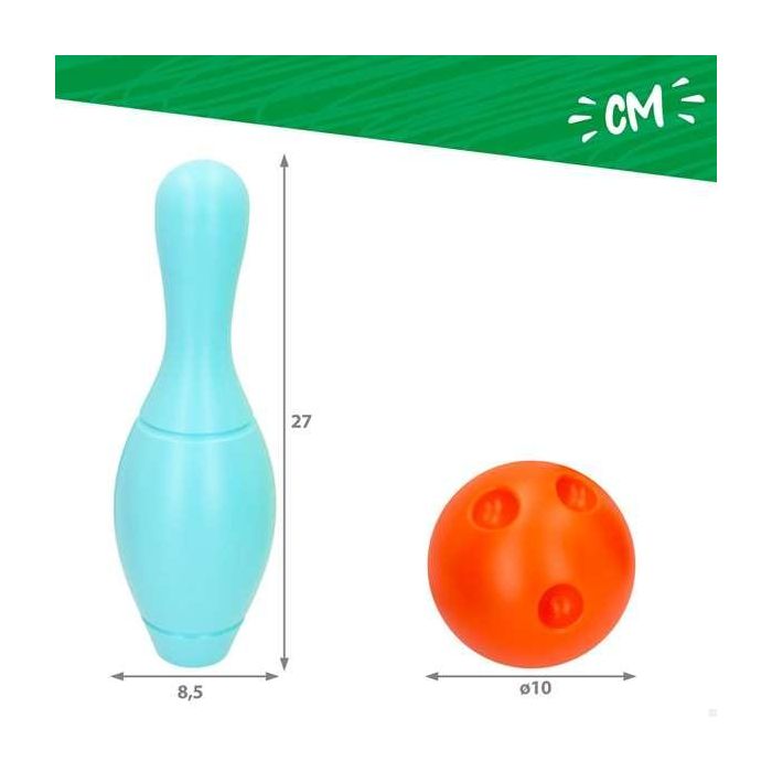 Juego bolos 27 cm en red.incluye 8 piezas. 2 Juego bolos 27 cm en red.incluye 8 piezas. 2