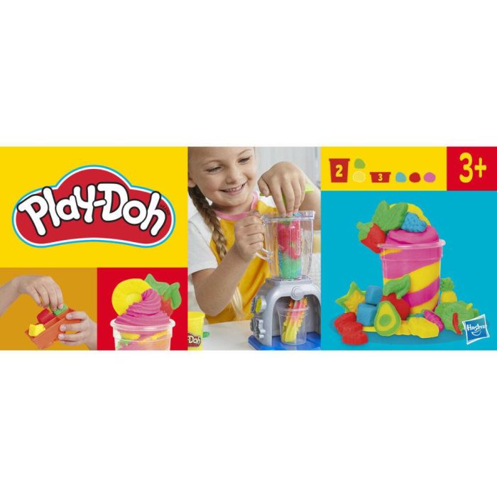 Play-Doh F9142 Licuadora de Batidos Coloridos de Juguete para Crear Frutas y Vegetales de Plastilina. Set de Comida para Niños. 19 Play-Doh F9142 Licuadora de Batidos Coloridos de Juguete para Crear Frutas y Vegetales de Plastilina. Set de Comida para Niños. 19
