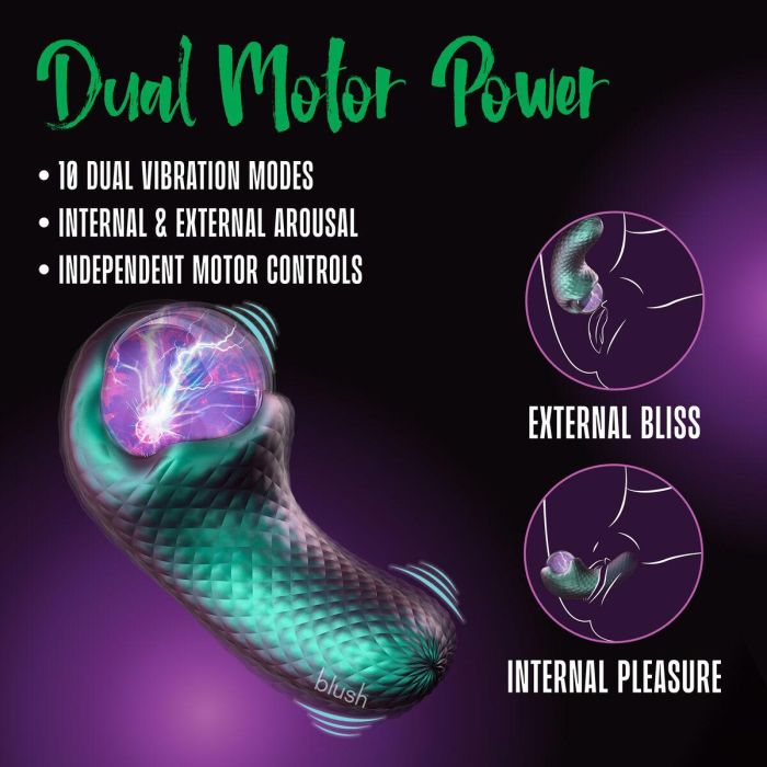 Vibrador anal Blush Temptasia Azul 2 Vibrador anal Blush Temptasia Azul 2