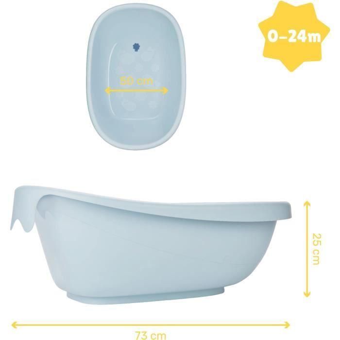 Badabulle Bañera para Bebé diseño Ballenas, de Nacimiento a 24 Meses, Espaciosa, con Tapón de Drenaje, Compatible con Hamaca/Silla de Baño, Hecha en Europa 5 Badabulle Bañera para Bebé diseño Ballenas, de Nacimiento a 24 Meses, Espaciosa, con Tapón de Drenaje, Compatible con Hamaca/Silla de Baño, Hecha en Europa 5