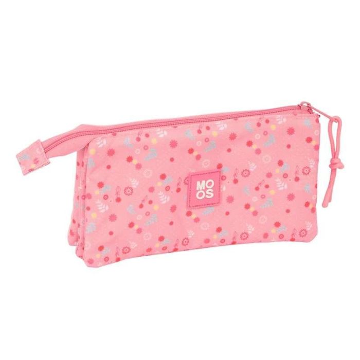 Bolso Escolar Portatodo Safta Triple Reciclado Moos Passion 120x220x30 mm 1 Bolso Escolar Portatodo Safta Triple Reciclado Moos Passion 120x220x30 mm 1