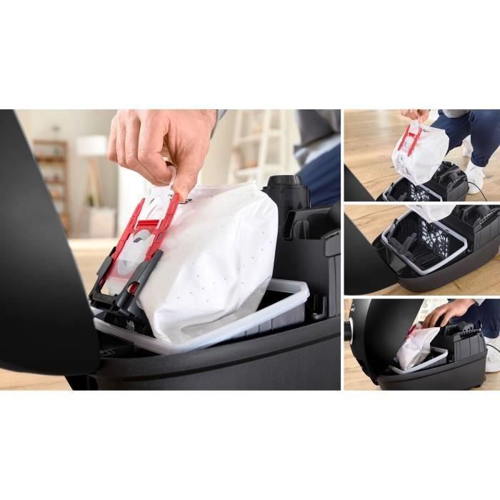 Bosch BGB41BA1 Aspirador de bolsa Serie 4, 700W, gran potencia, capacidad de 4 litros, 11m de radio de acción, bajo ruido 75dB, Negro 5 Bosch BGB41BA1 Aspirador de bolsa Serie 4, 700W, gran potencia, capacidad de 4 litros, 11m de radio de acción, bajo ruido 75dB, Negro 5