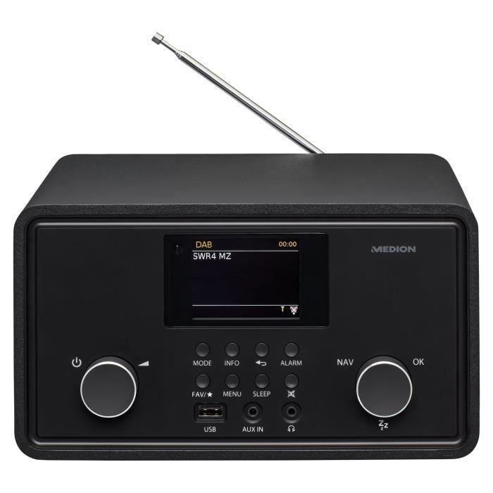 Medion MED4061275197945 Radio por Internet DAB Bluetooth 2 x 10 W RMS Negro 0 Medion MED4061275197945 Radio por Internet DAB Bluetooth 2 x 10 W RMS Negro 0