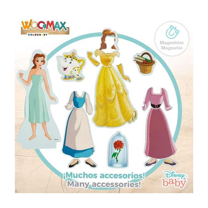 Encajable de madera vestidos disney princesa 32x28 cm 9 Encajable de madera vestidos disney princesa 32x28 cm 9
