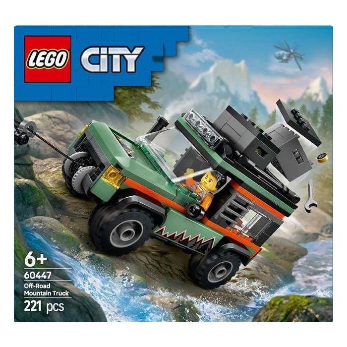 Juego de construccion todoterreno 4x4 de montaña lego city 1 Juego de construccion todoterreno 4x4 de montaña lego city 1