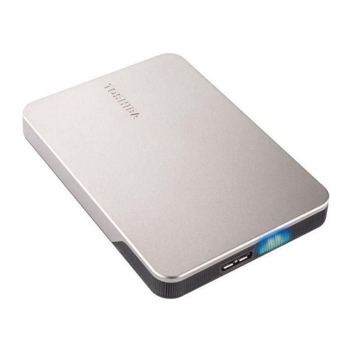 Toshiba TOS1739844126659 Disco Duro Externo Canvio Flex 1 TB Plateado USB-C, Rendimiento Elegante Multi-dispositivo 1