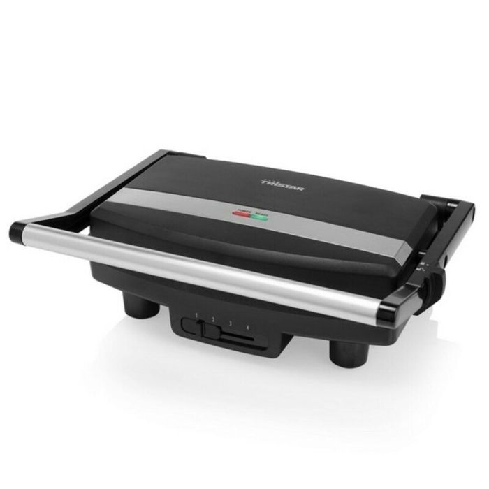 Grill de contacto Tristar GR-2856 1000W Negro Acero 28 x 19 cm 1 Grill de contacto Tristar GR-2856 1000W Negro Acero 28 x 19 cm 1