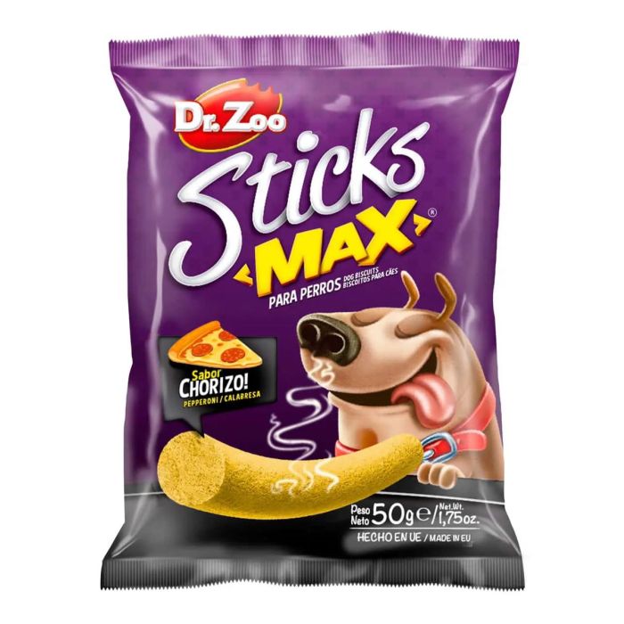 Dr Zoo Perro Sticks Max Chorizo 12x50 gr