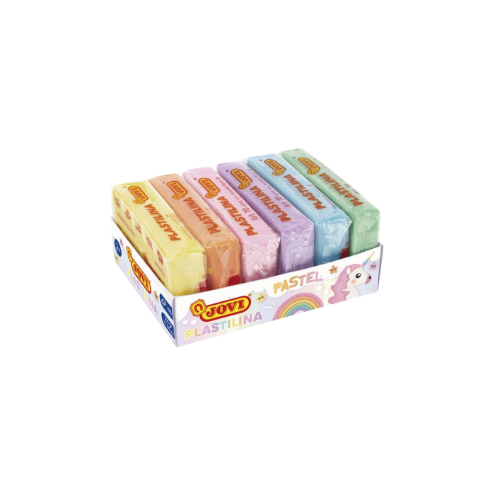 Jovi Plastilina Pastilla 50 gr Colores Surtidos Pastel Caja 6 Ud 1 Jovi Plastilina Pastilla 50 gr Colores Surtidos Pastel Caja 6 Ud 1