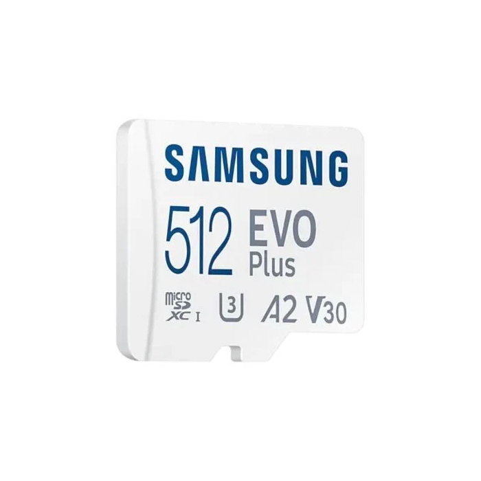 Samsung Tarjeta microSDXC EVO Plus 2023 512GB con Adaptador SD Clase 10 U3 V30 A2 Lectura 160MBs MB-MC512SA/EU 3 Samsung Tarjeta microSDXC EVO Plus 2023 512GB con Adaptador SD Clase 10 U3 V30 A2 Lectura 160MBs MB-MC512SA/EU 3