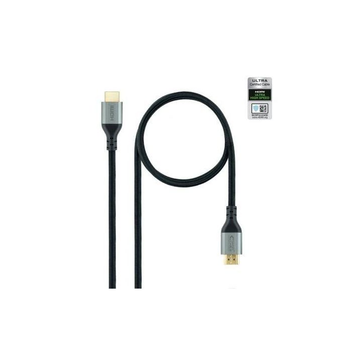 Cable HDMI NANOCABLE 10.15.8102 Negro 2 m 1 Cable HDMI NANOCABLE 10.15.8102 Negro 2 m 1