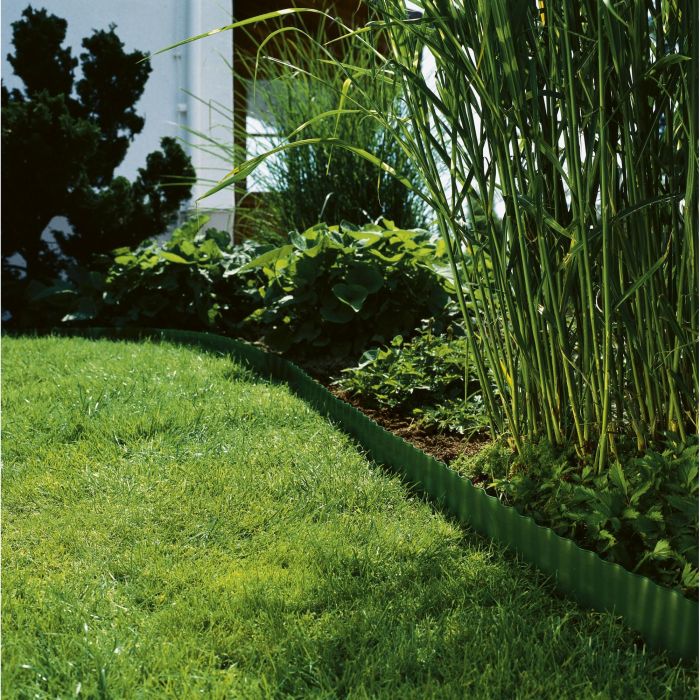 Gardena Raseneinfassung grün Rolle 9 cm hoch 9 m lang 1