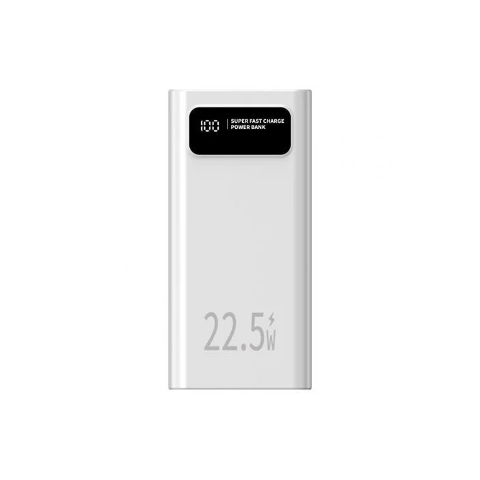 Leotec LEPOW30W22W Powerbank 30000mAh Carga Rápida 22.5W Blanca 1