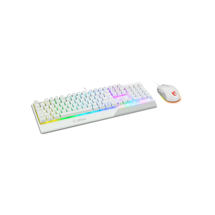 MSI VIGOR GK30 COMBO WHITE ES Teclado Mecánico y Ratón Gaming USB RGB LED Blanco S11-04ES305-CLA 2 MSI VIGOR GK30 COMBO WHITE ES Teclado Mecánico y Ratón Gaming USB RGB LED Blanco S11-04ES305-CLA 2