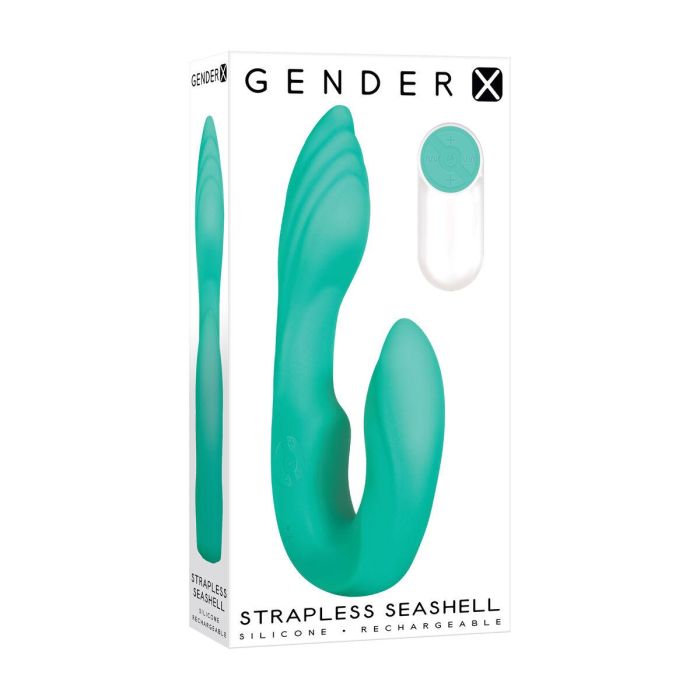 Vibrador Punto G Gender X Strapless Verde 1