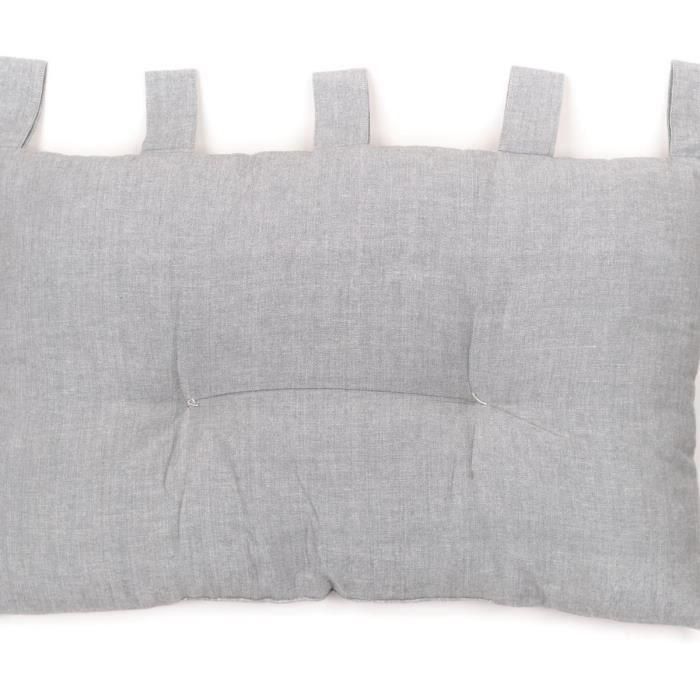 Today TOD1702394874426 Cabecero CHARME de Tejido Chambray x Slub Capucine, 45 x 70 cm 4