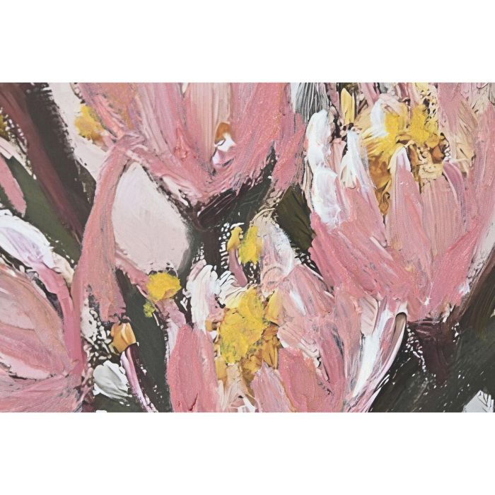 Cuadro Shabby DKD Home Decor Amarillo Rosa 4.5 x 83 x 83 cm (2 Unidades) 2 Cuadro Shabby DKD Home Decor Amarillo Rosa 4.5 x 83 x 83 cm (2 Unidades) 2