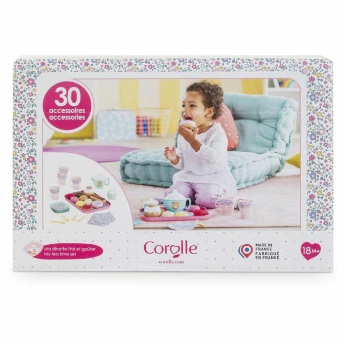 Corolle My Tea and Snack Dinette - Juego de Té y Merienda para Muñecas - 30 Accesorios Coloridos - Edad +18 Meses 0 Corolle My Tea and Snack Dinette - Juego de Té y Merienda para Muñecas - 30 Accesorios Coloridos - Edad +18 Meses 0
