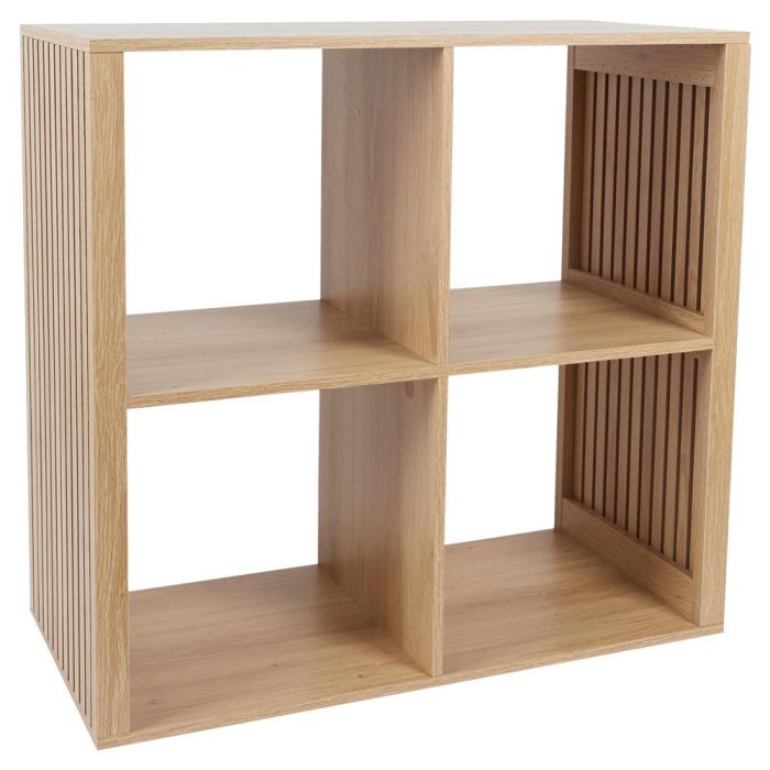 Home Deco Factory Estantería Klaus 4 Compartimentos Madera 69,6x32x66 cm